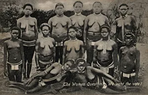 Camera Collection: Suffragette The Woman Question Africa