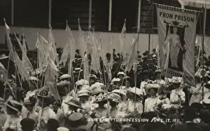 Suffragette Womens Coronation procession June 17, 1911
