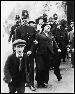 Buckingham Collection: Suffragettes Arrested