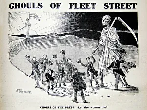 Grim Prints: Suffragettes Die Ghouls of Fleet Street