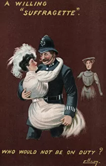 Thinks Gallery: Suffragettes and a Policeman
