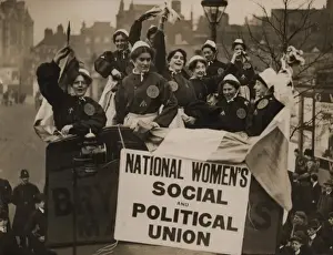 Wspu Prints: Suffragettes in Prison dress