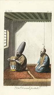 Ignace Collection: Two Sufi Dervish devotees at prayer
