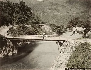 Sugebashi Bridge, Yabuhara, Nakasendo road, Japan