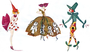 Images Dated 11th April 2016: Suggestions for the Happy New Year Ball by Dolly Tree