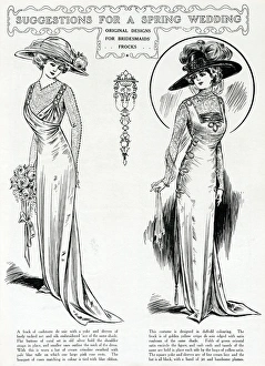 Images Dated 22nd September 2017: Suggestions for a spring wedding 1909