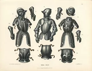 Images Dated 12th November 2015: Suits of armor from the early 17th century