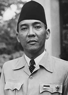 1970 Prints: Sukarno, First President of Indonesia