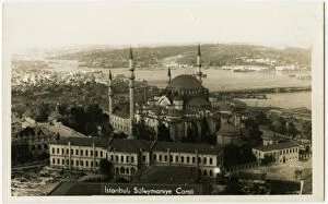 Galata Collection: Suleymaniye Mosque, Istanbul, Turkey - with Golden Horn