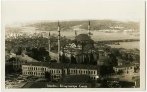 Sweeping Prints: Suleymaniye Mosque, Istanbul, Turkey - with Golden Horn