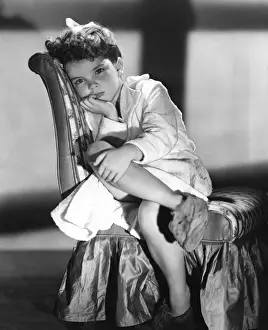 Armchair Prints: Sulky Little Girl
