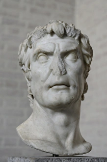 Cornelius Gallery: Sulla. Head from the statue of a man. About 20 BC