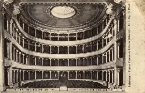 Conti Prints: Sulmona, L Aquila, Italy - Teatro Maria Caniglia