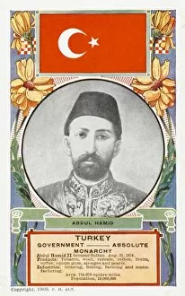 Opium Collection: Sultan Abdul Hamid II of Turkey - Turkish Propaganda
