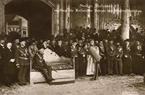 Sultan Mehmed VI exchanges greetings with the German Princes Sultan Mehmed VI exchanges greetings with the German Princes