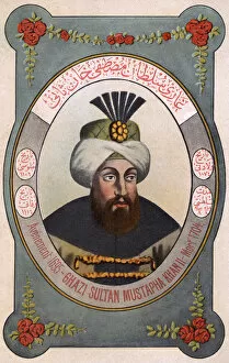 Fruchtermann Collection: Sultan Mustafa II Ghazi - ruler of the Ottoman Turks