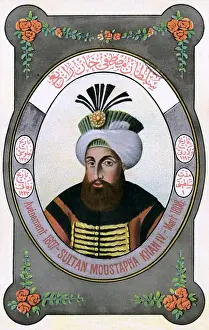 Sultans Prints: Sultan Mustafa IV - ruler of the Ottoman Turks