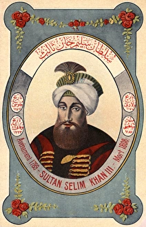 Selim Collection: Sultan Selim III - ruler of the Ottoman Turks
