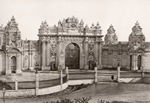 Sultans Gate, Dolmabahce Palace, Istanbul, Turkey