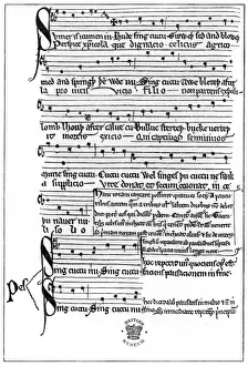 Puzzling Prints: SUMER IS ICUMEN IN