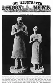 Babylonian Prints: Sumerian Cult-Statues