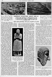 Article Prints: Sumerian Sculpture About 3000 B. C
