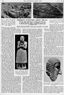 Sumerian Sculpture About 3000 B.C
