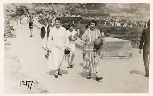 Summer Holiday - Candid seaside photograph - Sisters
