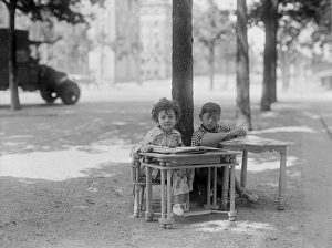 Children doing Homework