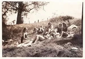 Picnics Gallery: Summer Picnics lying in meadow