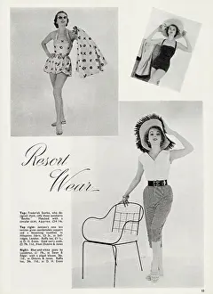 Stole Prints: Summer Resort Wear - (top left ): Frederick Starke sunshorts boufes
