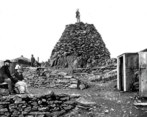 Climbers Prints: Summit of Mount Snowden Victorian period