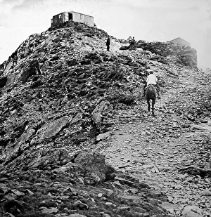 Summit of Mount Snowdon, Wales