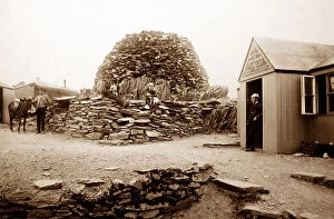 Summit Collection: Summit of Mount Snowdon, Wales - early 1900s