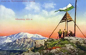 Schneeberg Prints: The Summit of Sonnwendstein, Austrian Alps