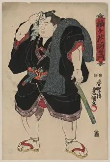 Sumo Prints: The sumo wrestler Somagahama Fuchiemon