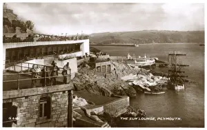 Cafes Prints: The Sun Lounge, Plymouth, Devon