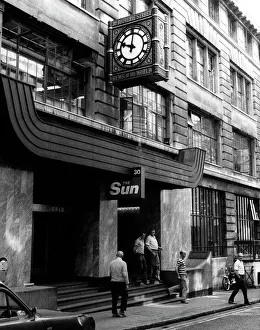 Rupert Prints: The Sun newspaper office