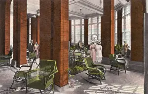 Parlor Prints: Sun Parlour of Nueces Hotel, Corpus Christi, Texas, USA