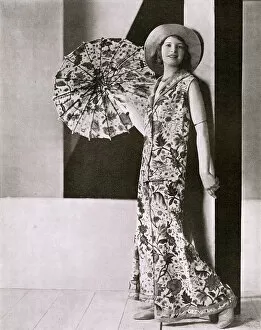 A sun suit of Irish linen, 1931