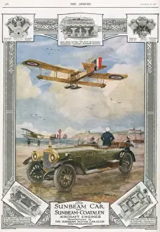 Sunbeam motor car advertisement