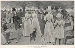 Sunday morning Church Parade in Hyde Park, London