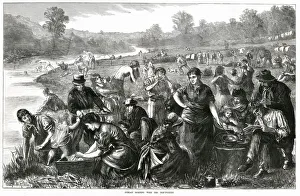 Kentish Gallery: Sunday morning with hop-pickers 1871