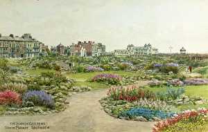 Hants Prints: Sunken Gardens, South Parade, Southsea, Hampshire