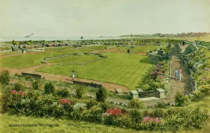 Margate Prints: Sunken Gardens, Westbrook, Margate, Kent