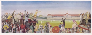 12th Collection: Sunny Day at Lords by Ernest Wallcousins
