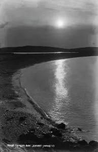 Anglesey Prints: Sunset at Cemlyn Bay