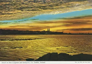 Sunset on Dun Laoghaire and Sandycove, County Dublin Sunset on Dun Laoghaire and Sandycove, County Dublin