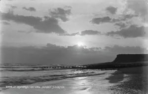Seascape Prints: Sunset at St. Leonards-on-Sea