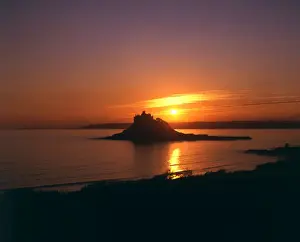 Sunset at St Michaels Mount, Cornwall